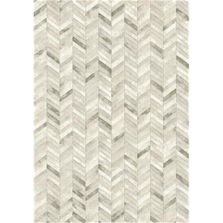 Eclipse Rectangular Rug- Silver - 2 Ft. X 3 Ft. 11 In.